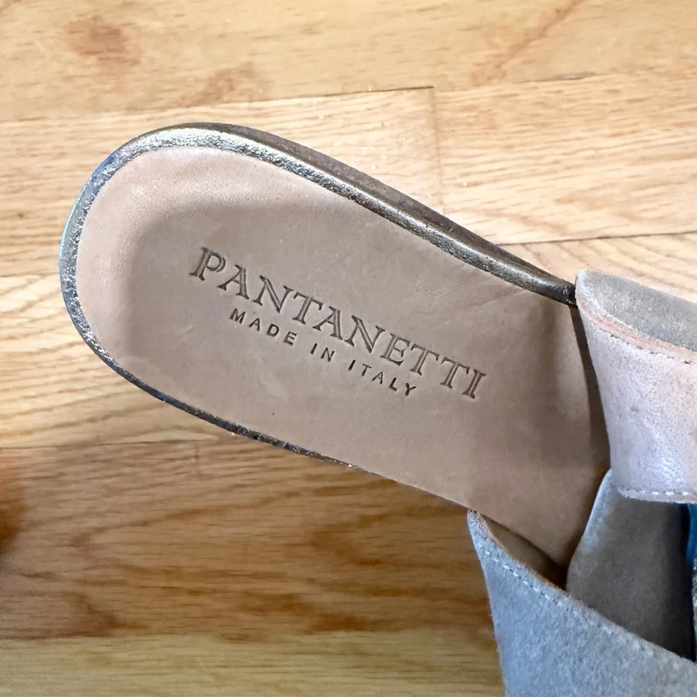 Pantanetti Suede Slingback Ballet Flats – Italy